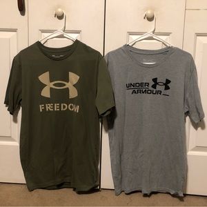 Under Armour tshirt bundle. Two tees